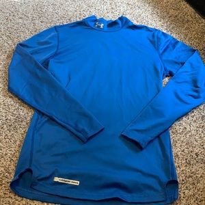 Under Armour Blue Cold Gear Compression Long Sleeve